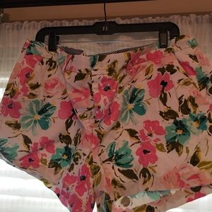 Merona floral shorts 3in inseam